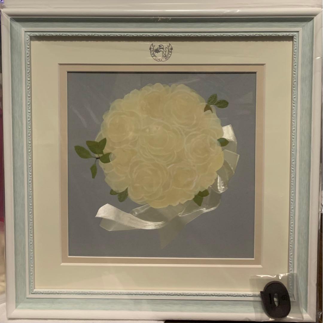 押し花アート　アフターブーケ　帝国ホテルロゴ入り