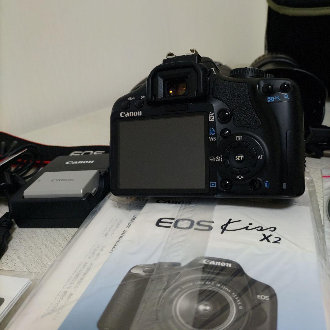 Canon EOS Kiss X2 デジタル一眼レフ ダブルズームキット +α