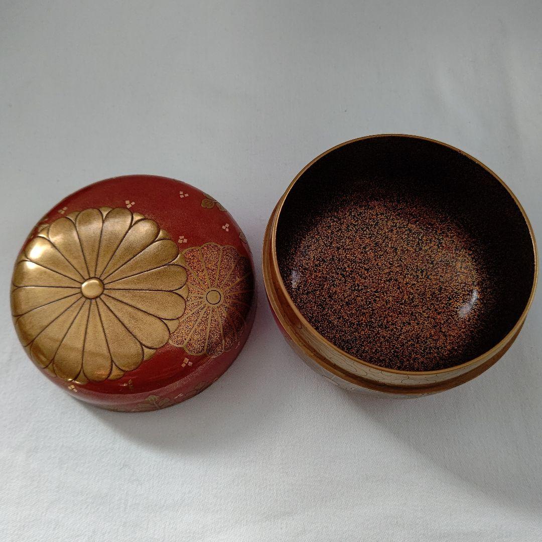 朱金地 高台寺蒔絵 蒔絵 棗 描金師 島田其翠 茶道具