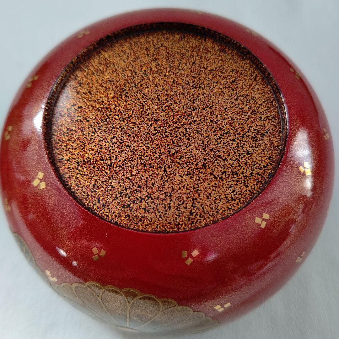 朱金地 高台寺蒔絵 蒔絵 棗 描金師 島田其翠 茶道具