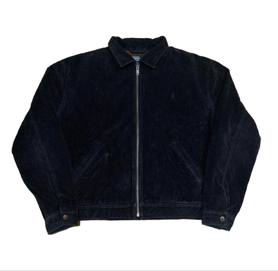 90s Polo Corduroy Drizzler Jacket ブラック