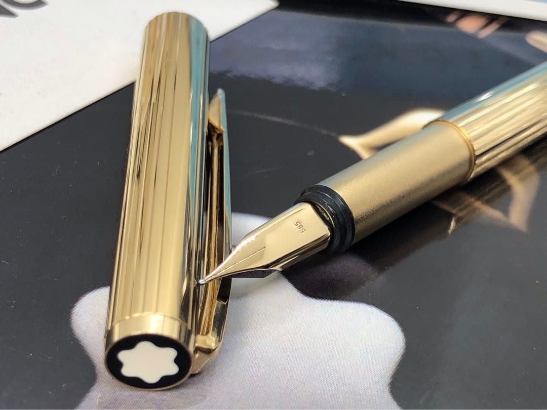 ⭐️モンブラン⭐️金運を呼ぶ黄金の世界中で支持の高いノブレス・モデルNo1147⭐️