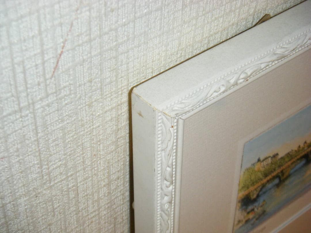 【真作】版画　織田義郎　銅版画　風景画　個展多数開催　名品　T15