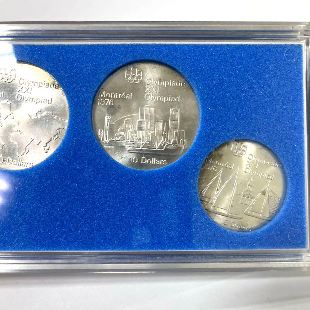 第21回オリンピック　モントリオール大会　記念銀貨　1976