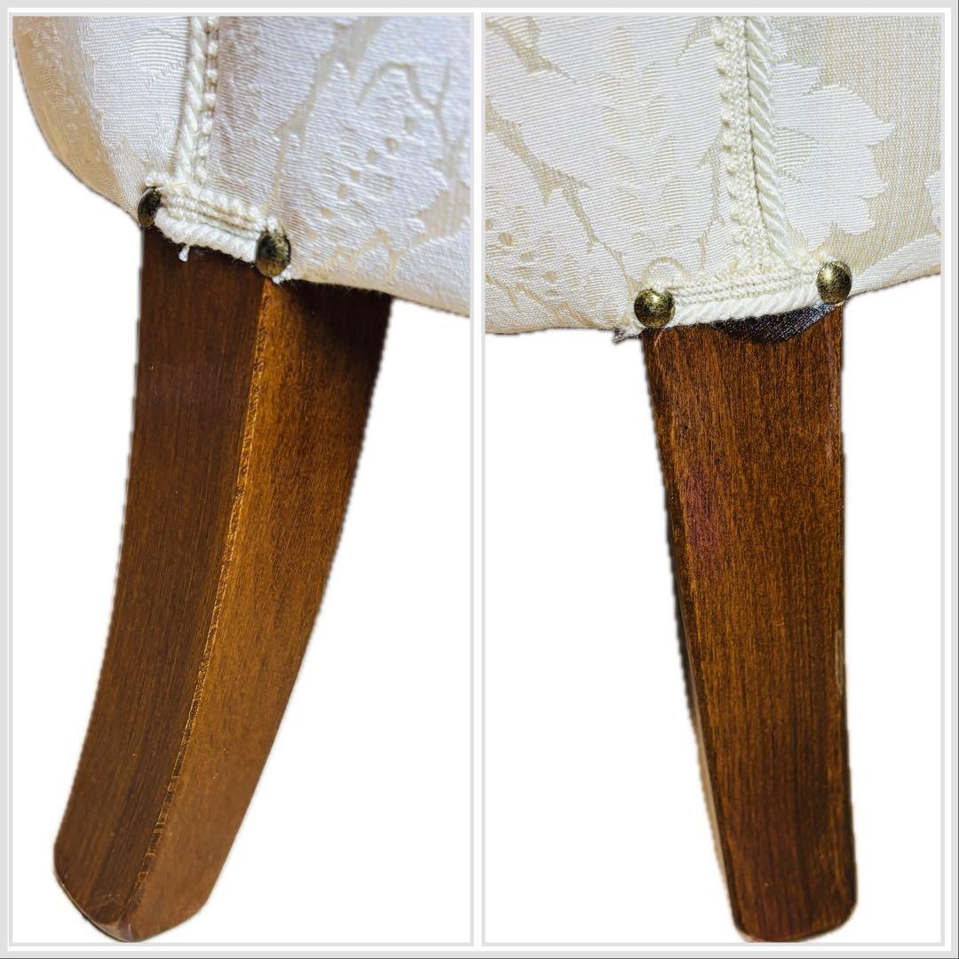 エクセレンテ　イタリア製　アームチェア　1人掛けソファ　ハイバック　猫足　ロココ