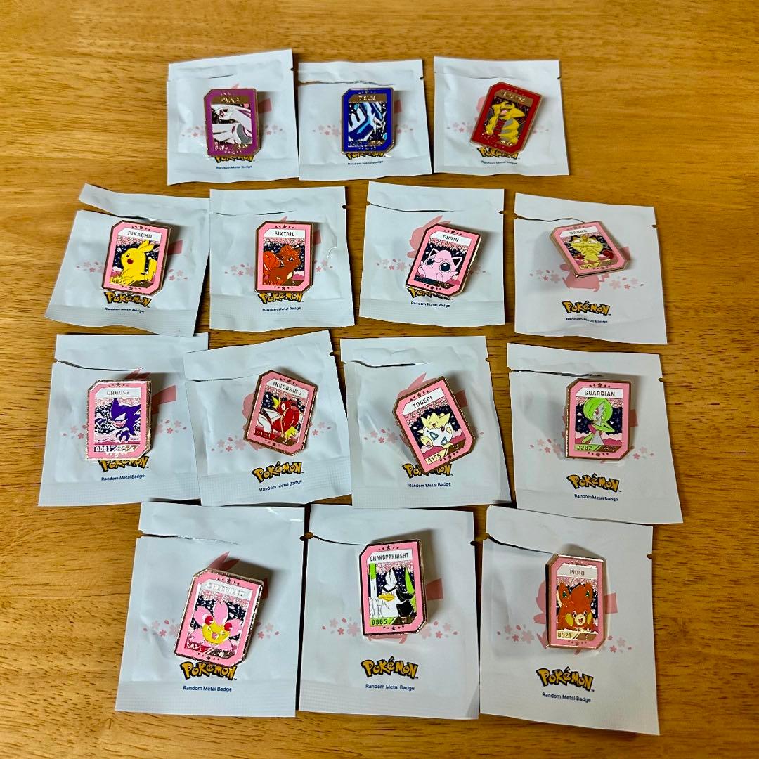 韓国 イサックトースト ポケモン コラボ ピンバッジ 全14種セット