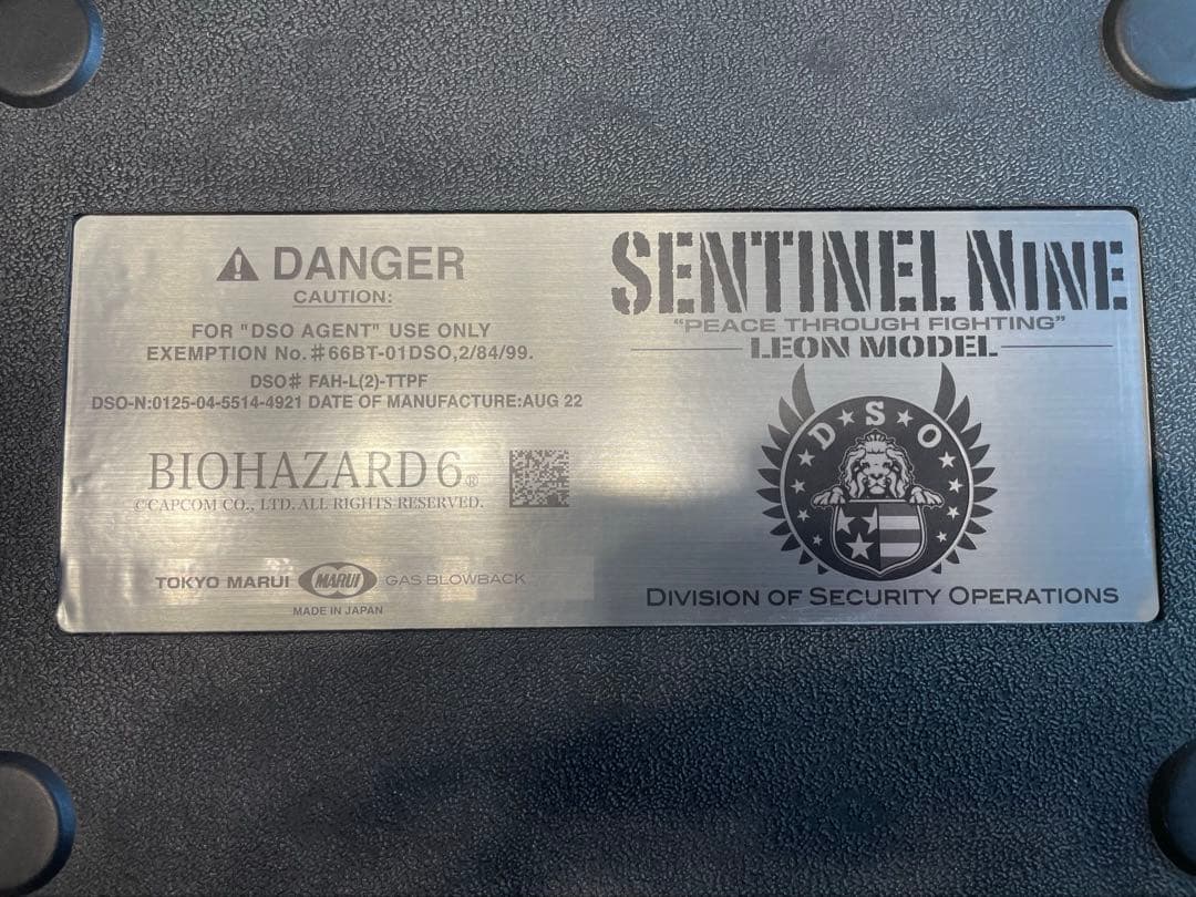 完全限定品　東京マルイ センチネルナイン レオンモデル バイオハザード6