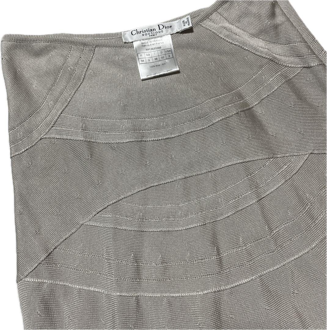 ⑫美品 クリスチャンディオール ガリアーノ期 スカート シルク100%