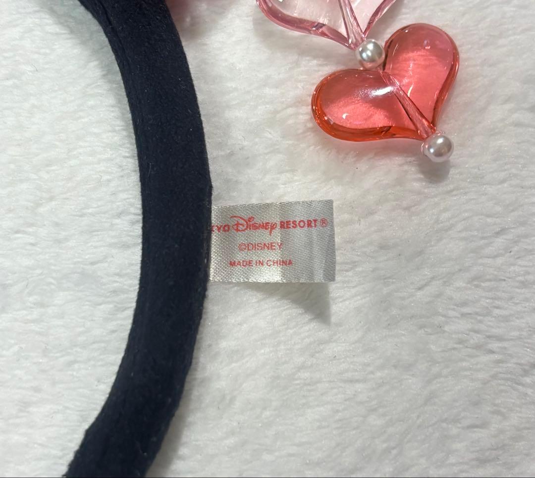 ディズニー　カチューシャ　ピンク　ミニー　イヤリング　水玉　パルパルーザ