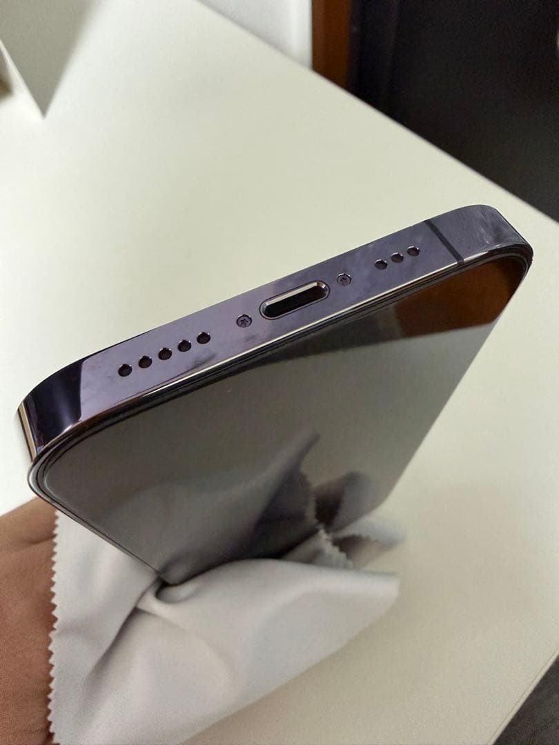 iPhone 14 Pro ディープパープル 本体 256GB シリコンケース付