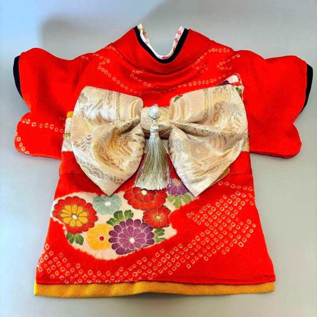 小型犬　本格正絹犬着物  Sサイズ