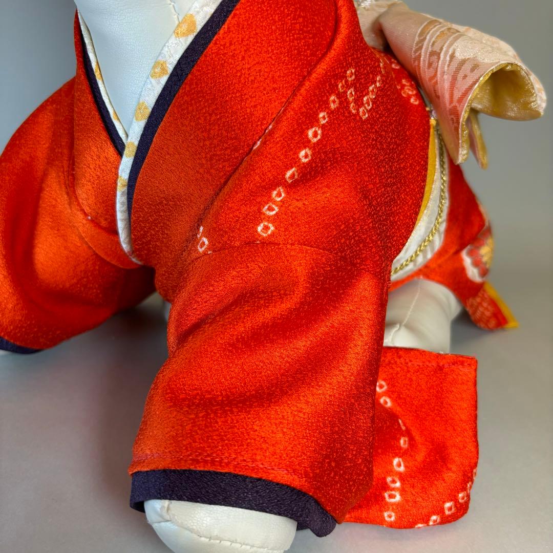 小型犬　本格正絹犬着物  Sサイズ