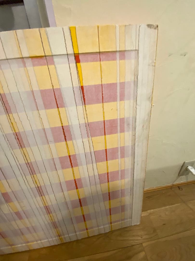 未鑑定品　松尾　栄太郎作　向こう側の線　定価24万