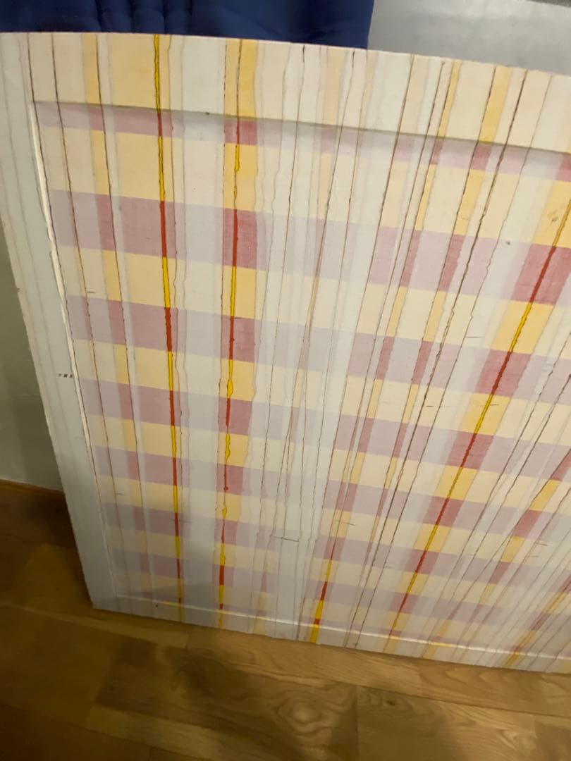 未鑑定品　松尾　栄太郎作　向こう側の線　定価24万