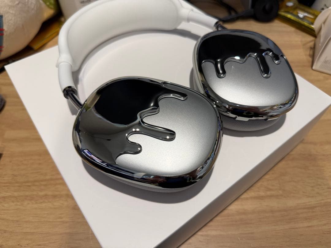 qlix dripframes silver Airpods max用カバー