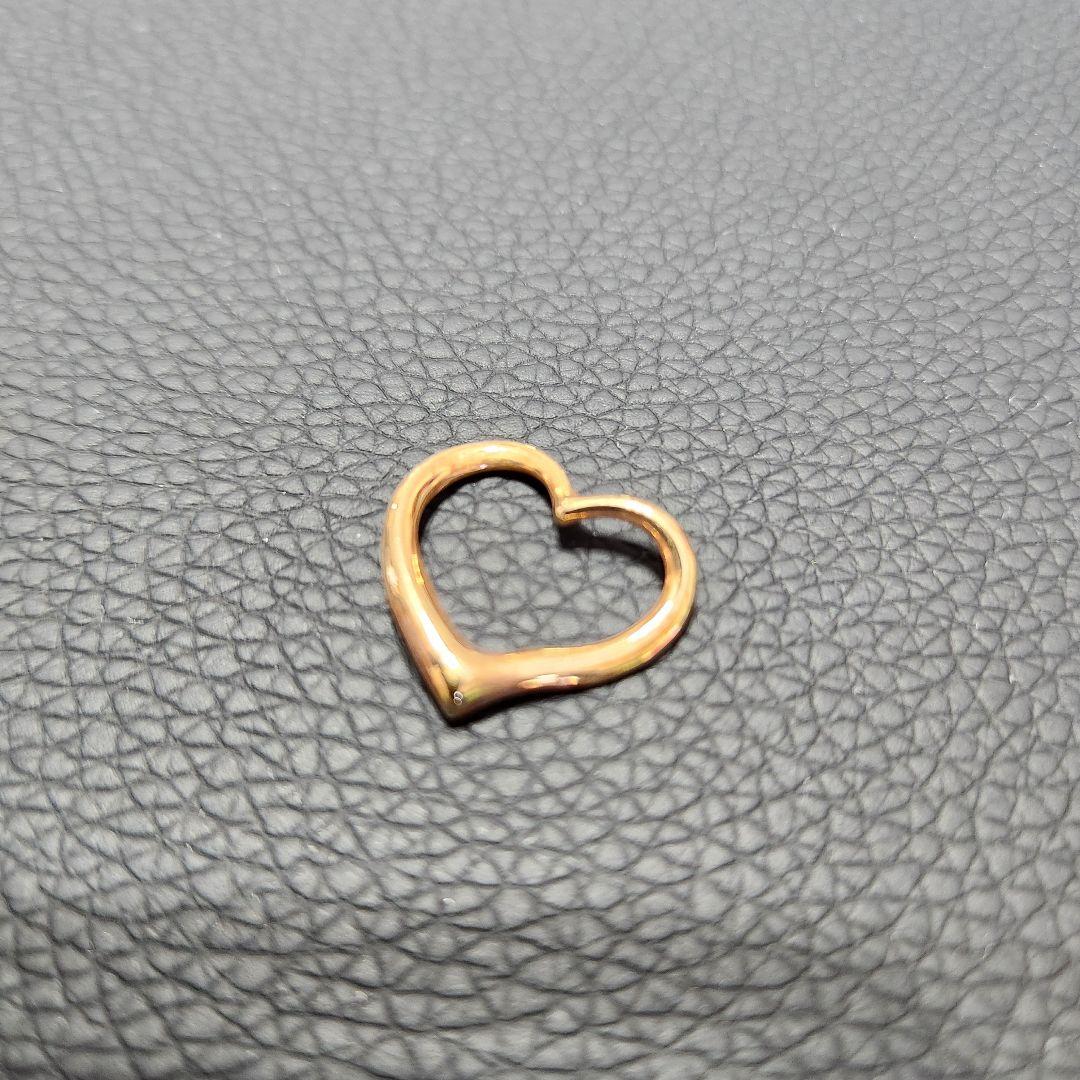 k18　オープンハート　ペンダントトップ