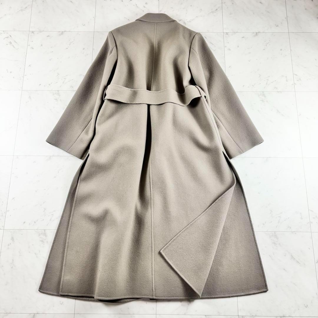 【美品】アニュアンス 23AW リバーロングチェスターコート ベルト付き S