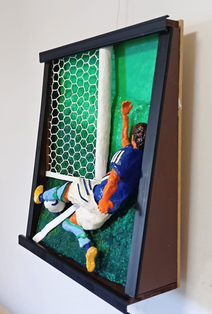 現代アートの「三笘の1mm」（3D painting）