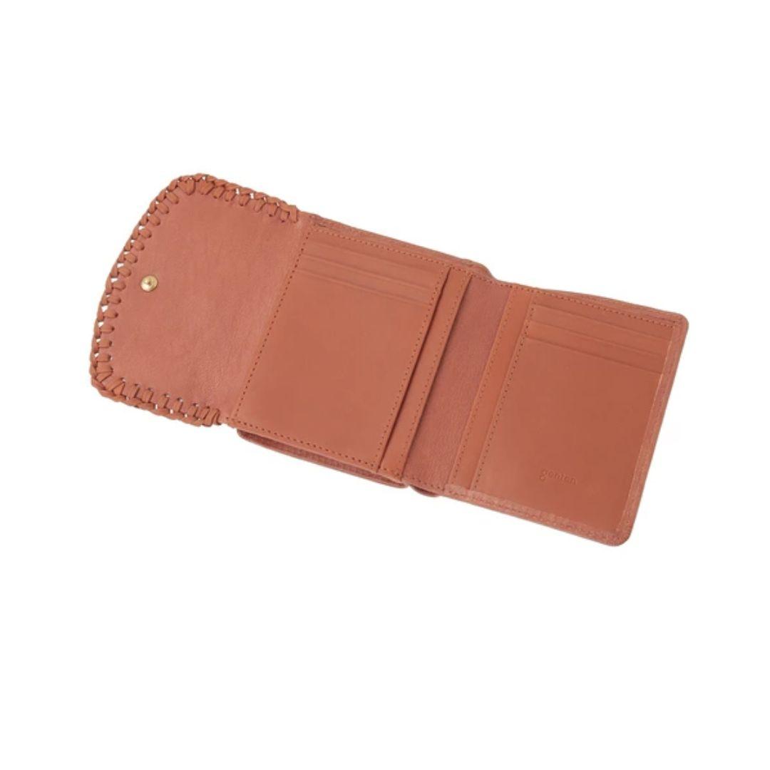 【美品】ゲンテン genten ウールシープソフト　二つ折り　財布 　44871