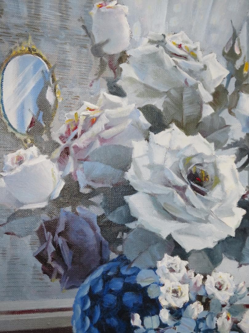 稲垣久治 『夜明け』 油彩 F8号　 ル・サロン永久会員　光陽会委員 　一枚の絵