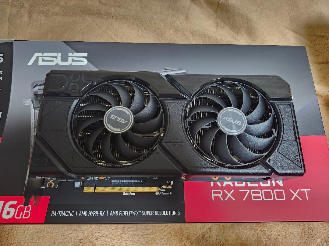 最安値Radeon RX 7800 XT OC Edition 16GB