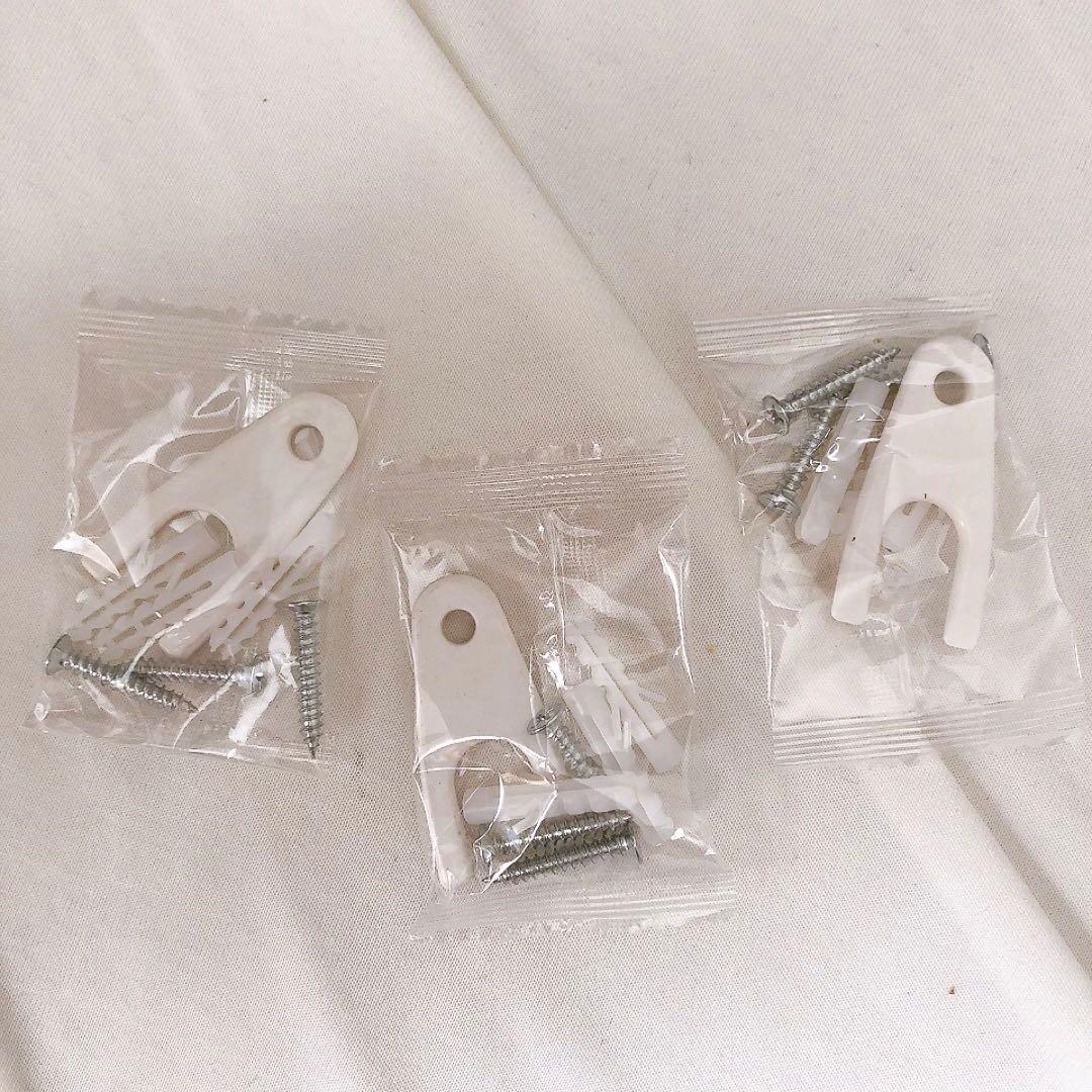 シャンプーボトル 3室 壁掛け 各400ML 簡単補充 残量確認 ホワイト