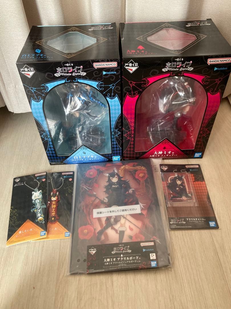 一番くじ ホロライブ 大神ミオ 白上フブキ フィギュア セット販売