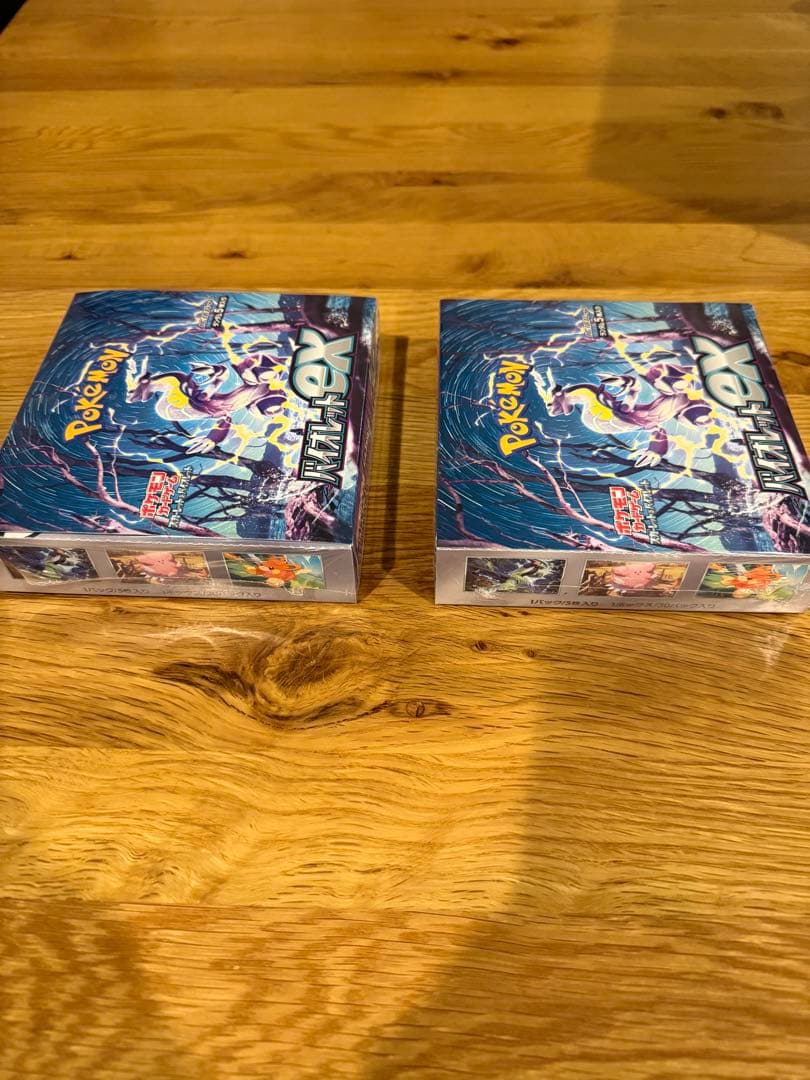 ポケモンカード　バイオレットex BOX 未開封　シュリンク付き2box 訳アリ