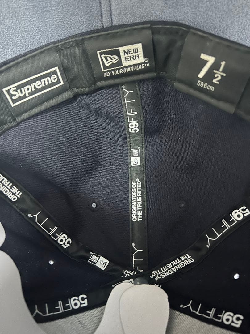 【美品】Supreme シュプリーム NEW ERA ニューエラ ネイビー