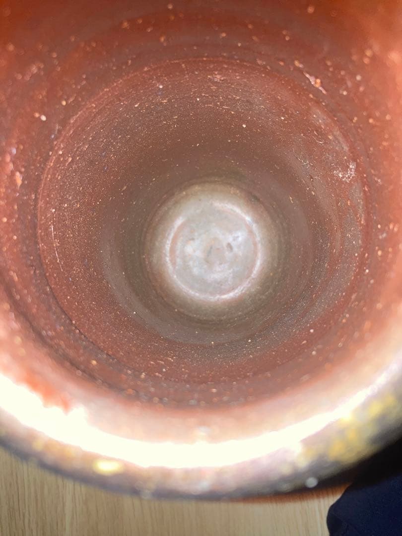 人間国宝　藤原啓　備前焼　花瓶　共箱