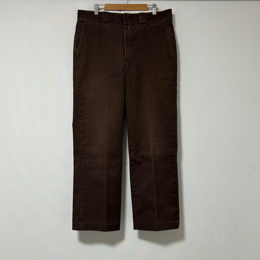 エ*リ様 W33×L30表記　ディッキーズ　チビタグ　ブラウン　ワークパンツ