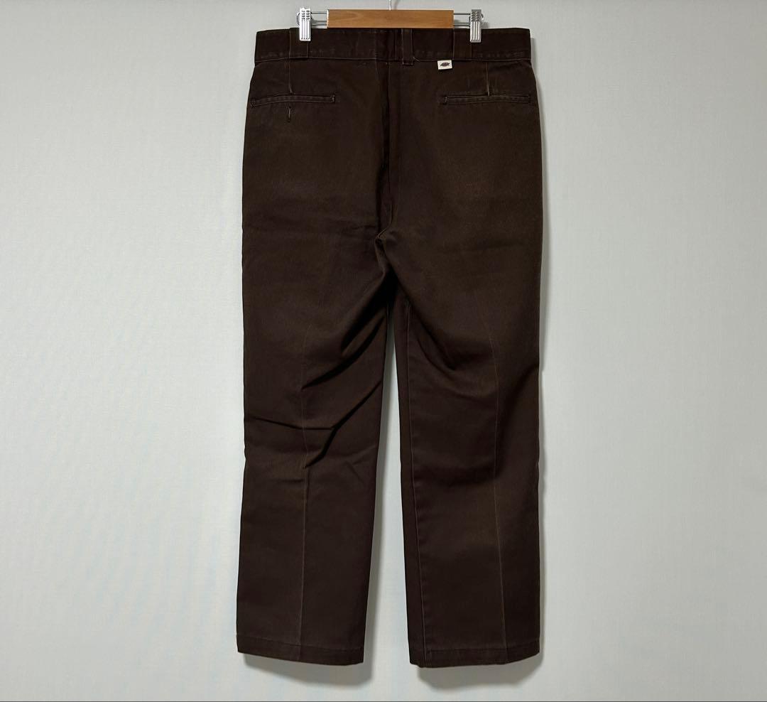 エ*リ様 W33×L30表記　ディッキーズ　チビタグ　ブラウン　ワークパンツ