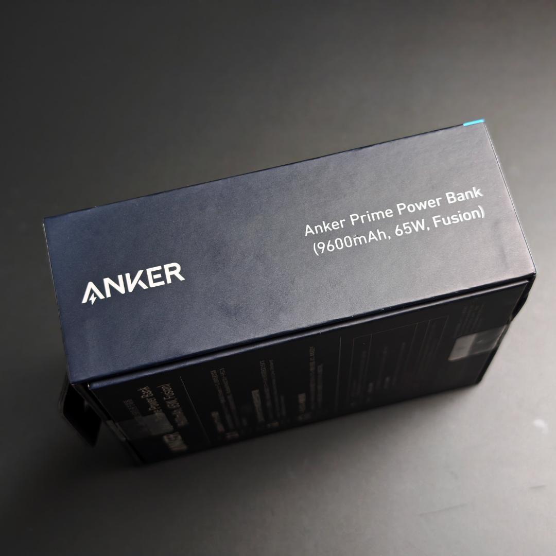 スマホアクセサリー Anker Prime PowerBank 9600mAh 65W Fusion
