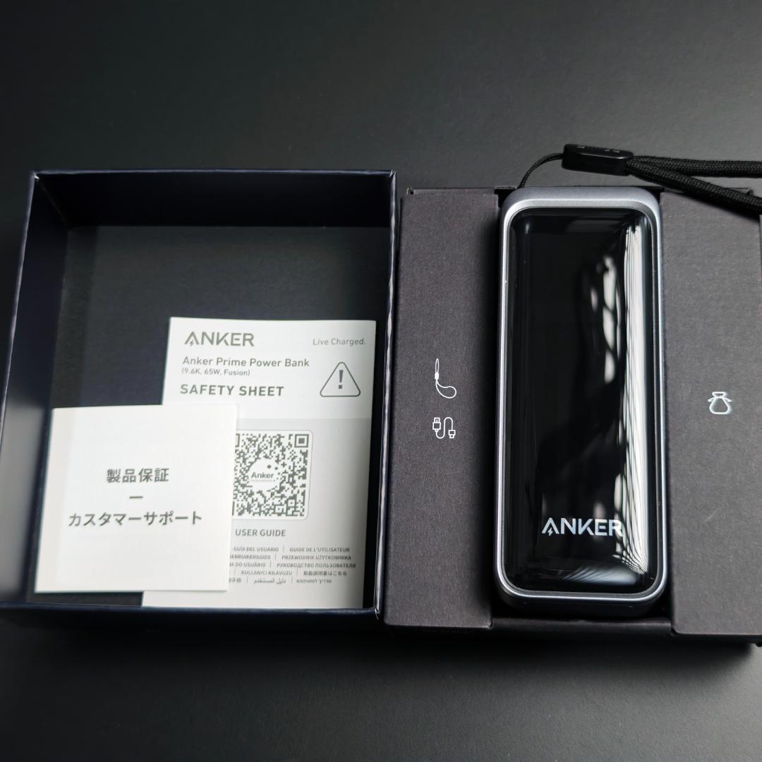 スマホアクセサリー Anker Prime PowerBank 9600mAh 65W Fusion
