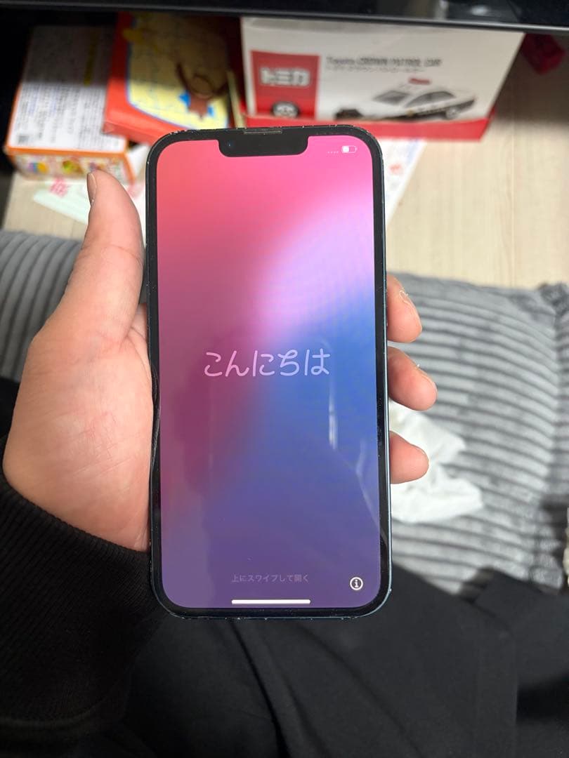 Apple iPhone 13 ミッドナイト 本体　pitaka ケース付