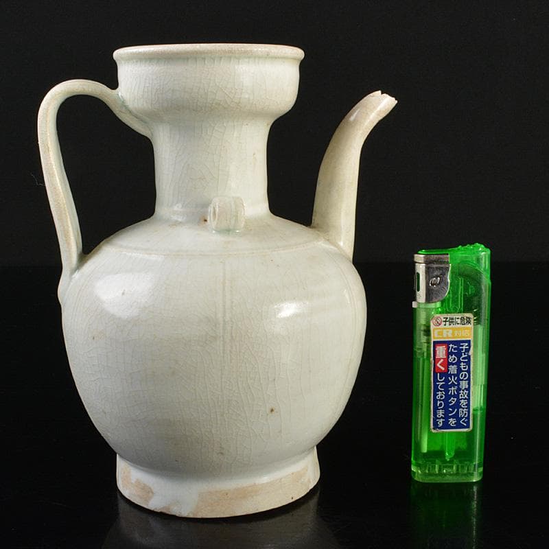 中国　白磁　執壷　水注　V　R6767