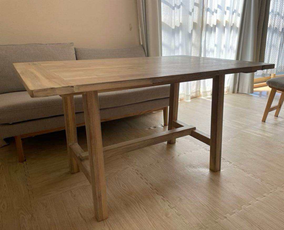 【値下げ】unico マノア MANOA ダイニングテーブル　幅120