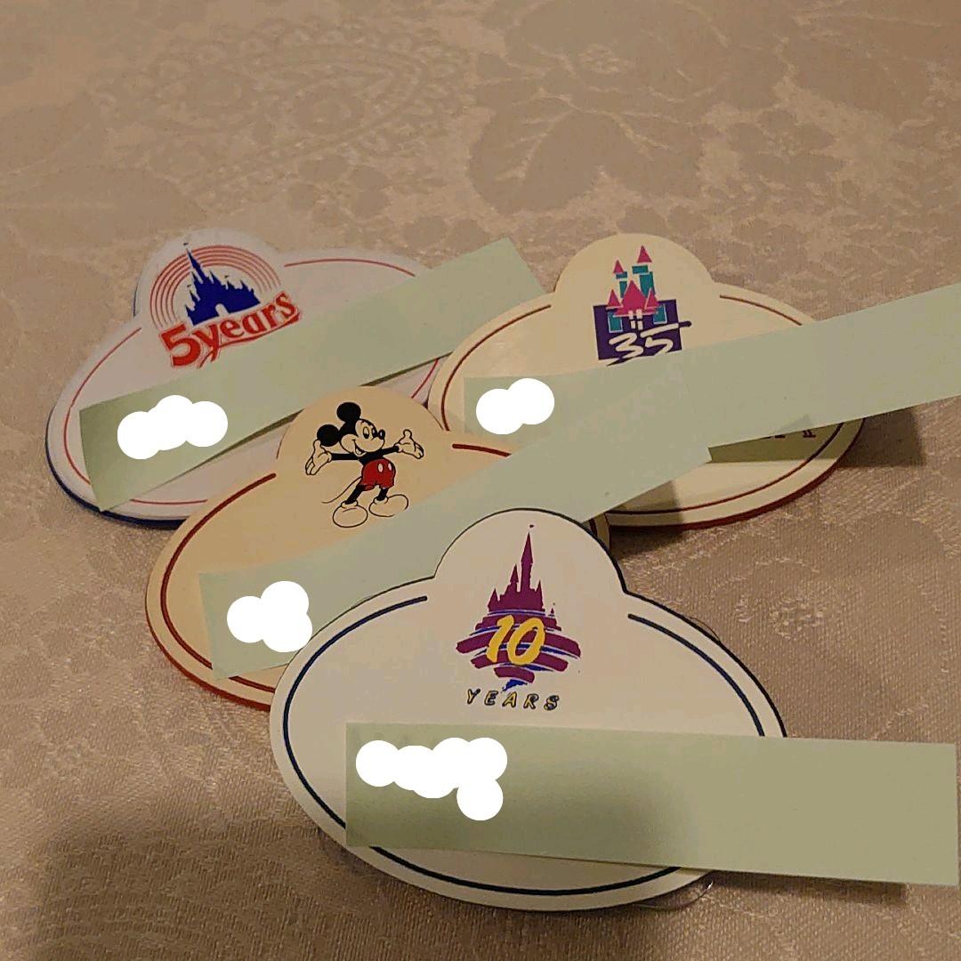 オリエンタルランド　東京ディズニーランド　10周年　キャスト　ネームタグ　非売品