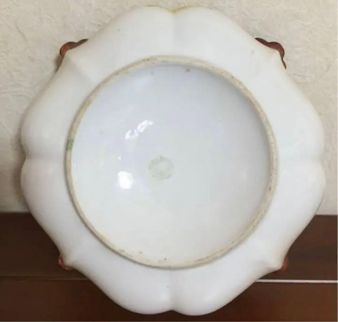 オールドノリタケ 1911年 マーク 希少 深皿 皿 菓子入れ 林檎図柄