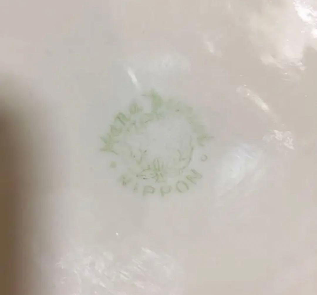 オールドノリタケ 1911年 マーク 希少 深皿 皿 菓子入れ 林檎図柄