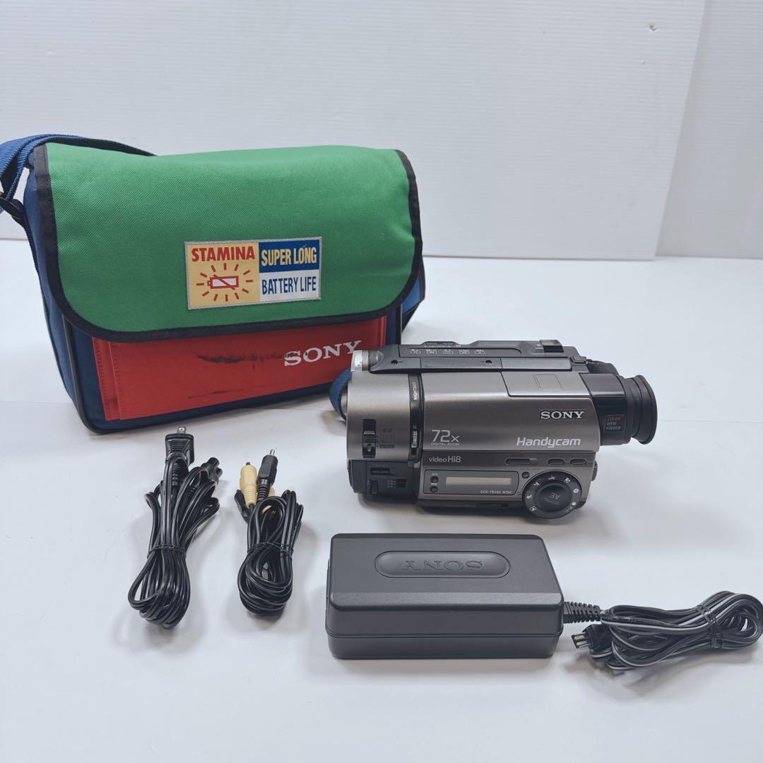 ビデオカメラ k1697 SONY Handycam video Hi8 CCD-TR290