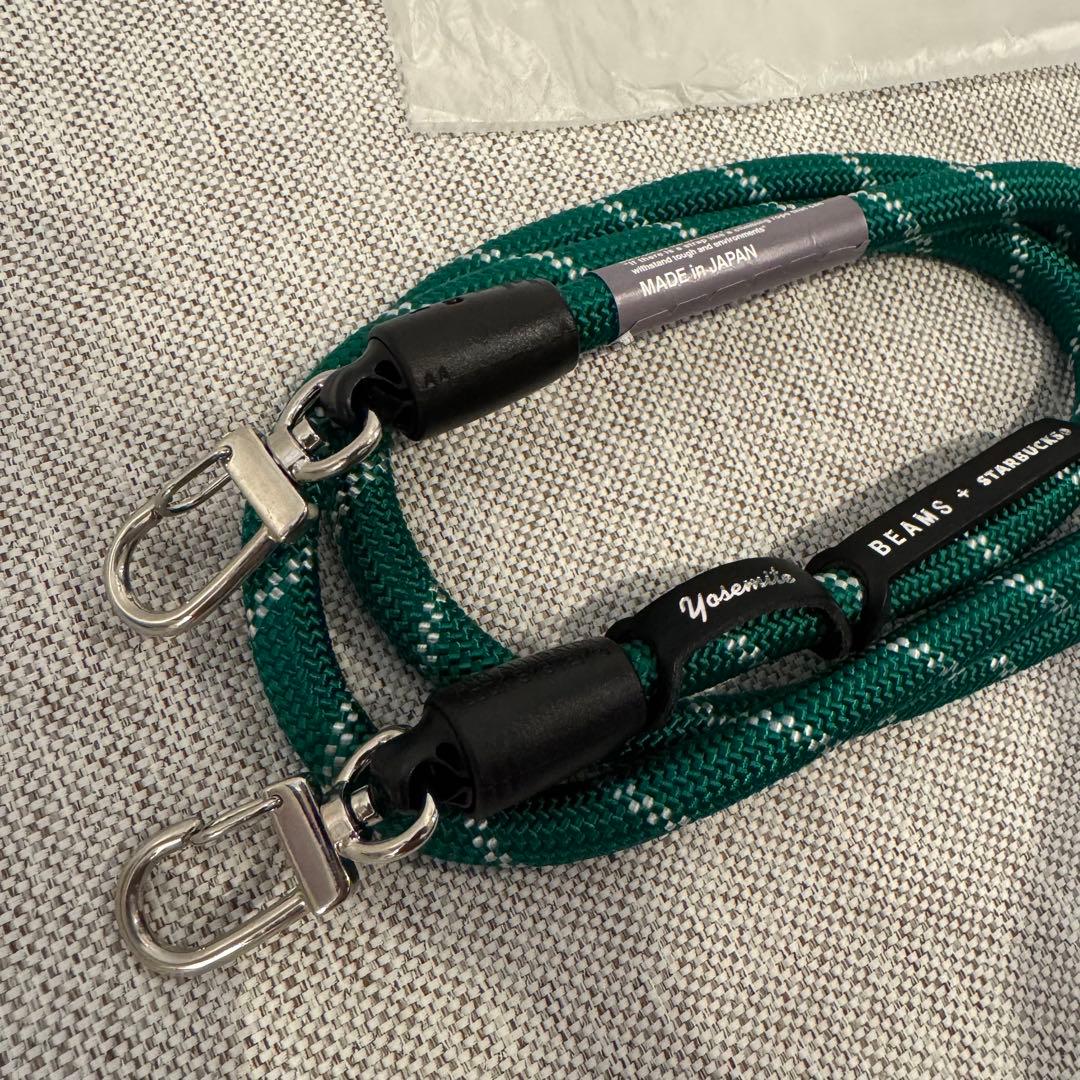スターバックス BEAMS YOSEMITE STRAP ストラップ　グリーン