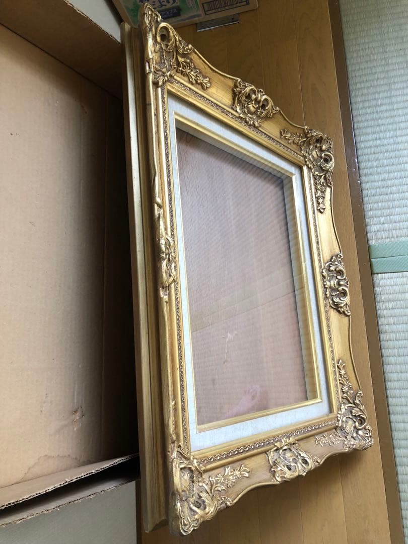 装飾的ゴールド木製油彩額縁