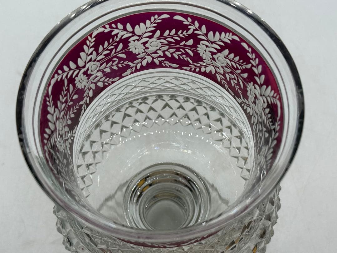 ポルトガル製　クリスタル　キャンディー入　ヴァルサンラングールスタイル　1202