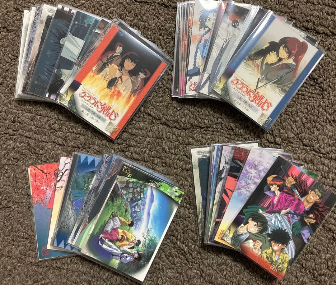 るろうに剣心 トレーディングカードセット 62枚