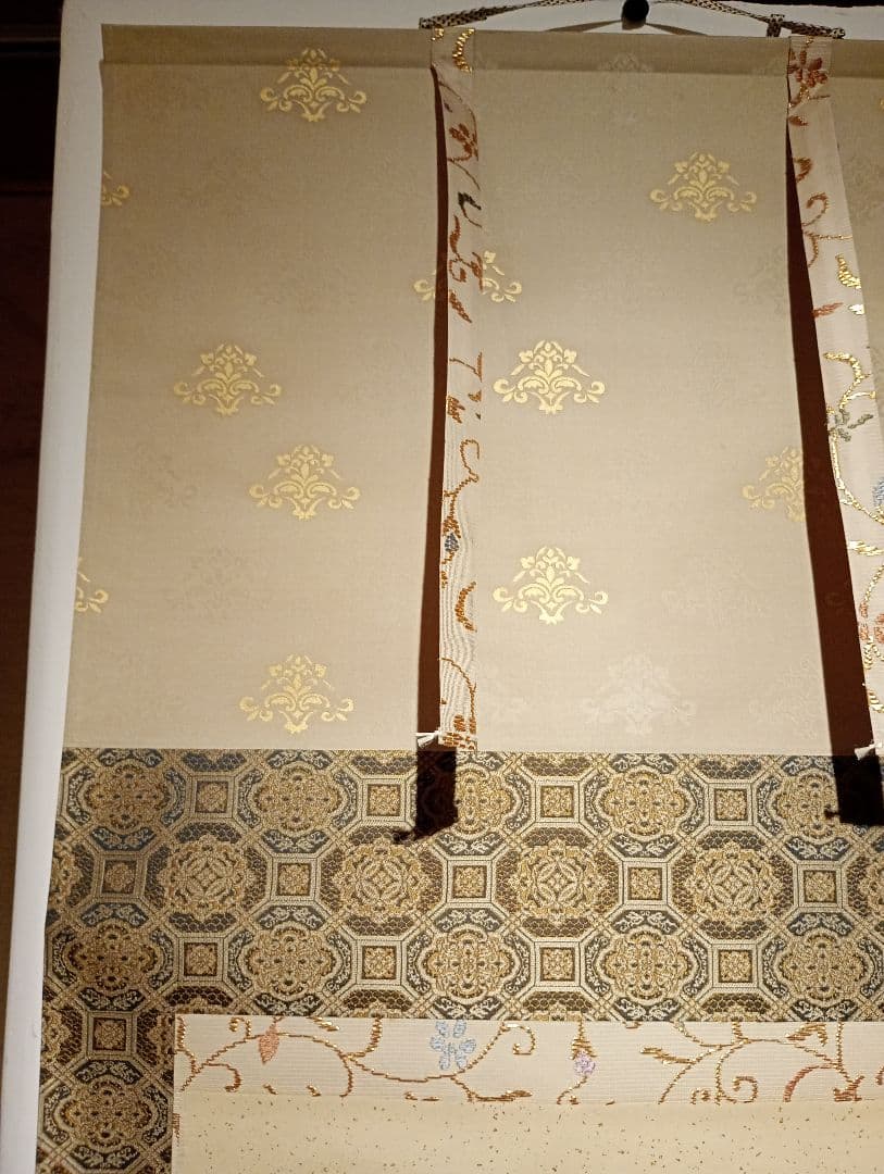 【茶道具】大徳寺　小林太玄和尚筆　朱紙色紙軸装「寿」正月掛け 軸Ｃ104