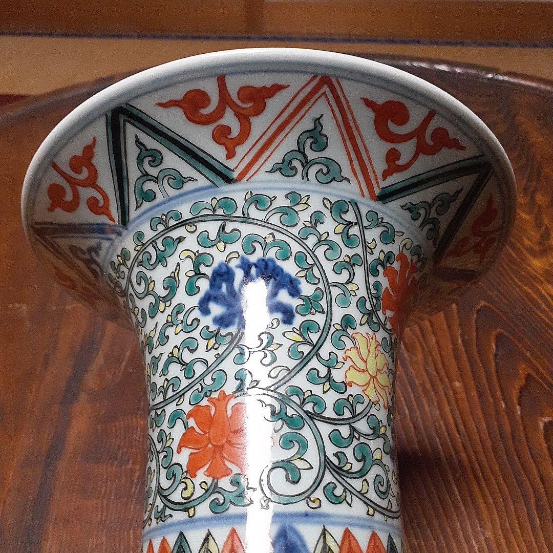 中国大明万暦年製尊形大花瓶