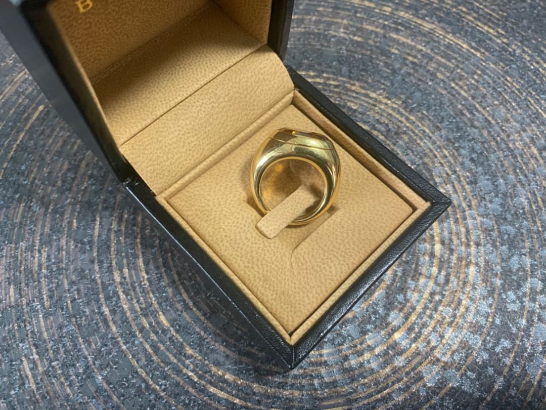 フランス製１８Kブラウントパーズの素敵なリング♡