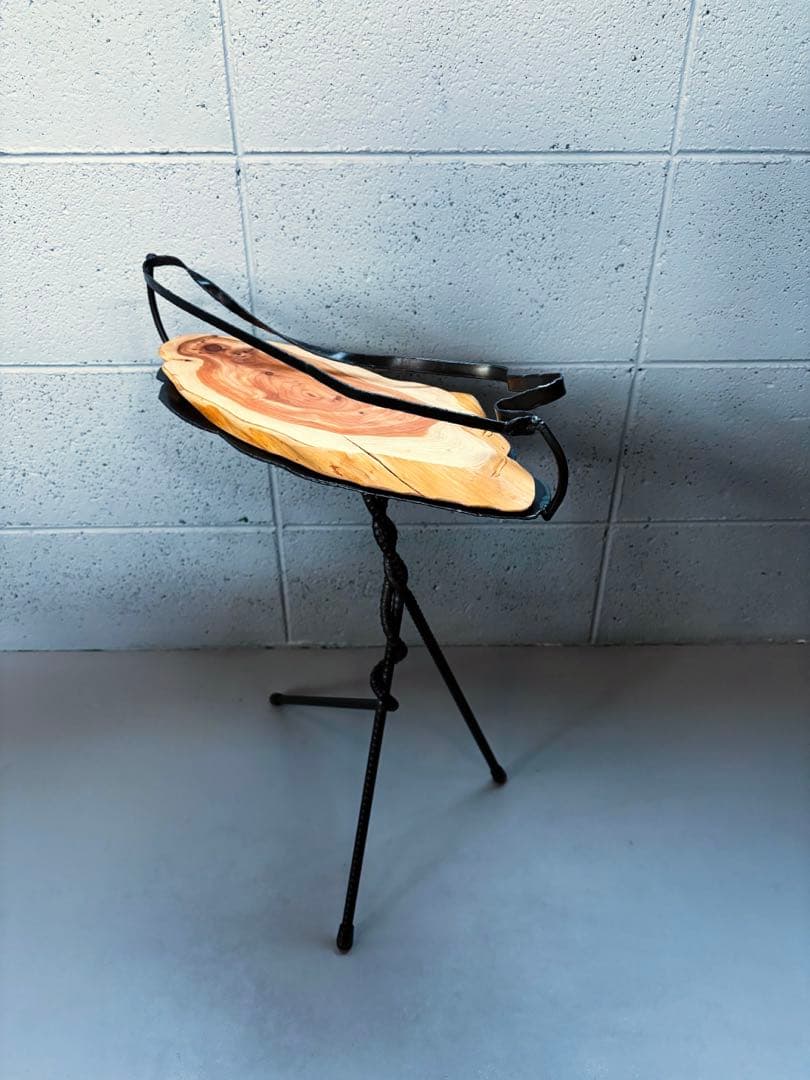 貝塚伊吹サイドテーブル観葉植物一輪挿し花台コーヒーテーブルナイトテーブル