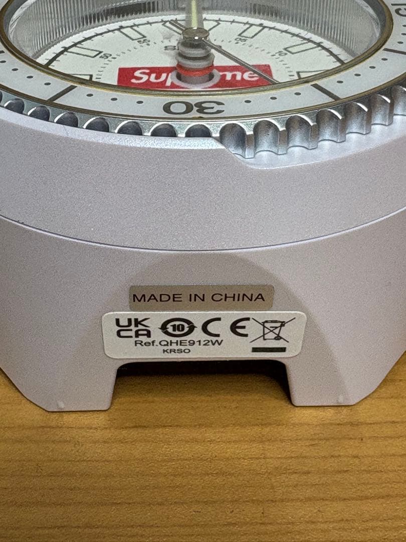 希少 SEIKO Supreme 置時計 アラーム機能付き